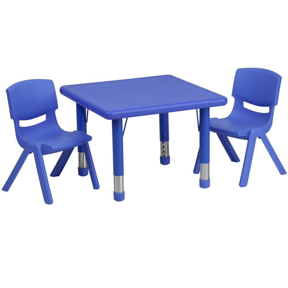 Blue card discount table and chairs