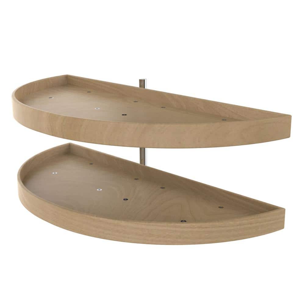2-Shelf Turner Natural Maple 38 in. Lazy Susan Half-Moon Shaped price history on PriceWatchPro