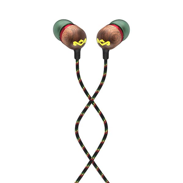 Smile Jamaica Wired In Ear Headphones Rasta Orange