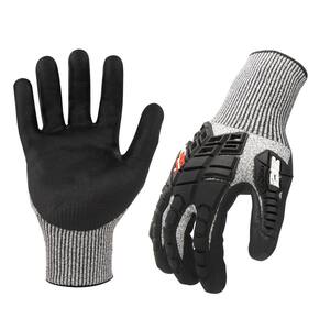1 pair Anti-Vibration Heavy Duty Safety Work Gloves Cut Resistant Impact Gloves 