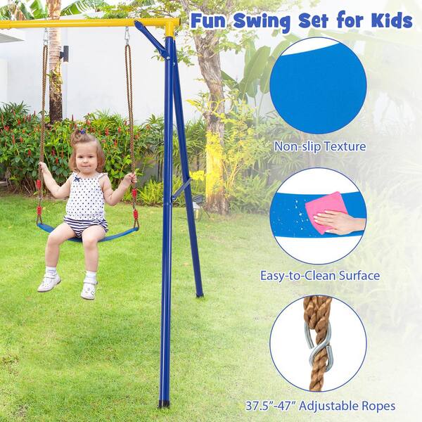 Amazon.com: Tree Net Swing w Hanging Rope and Rings - Giant