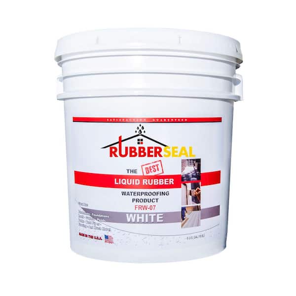 Rubberseal 5 Gal. White Liquid Rubber 10005081 - The Home Depot