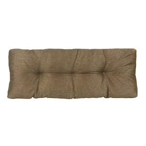 The Gripper Tufted 36 in. Omega Gold Universal Bench Cushion