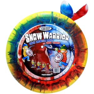 Snow Warrior 18 in. Dia Snowball Shield with Snowball Slinger