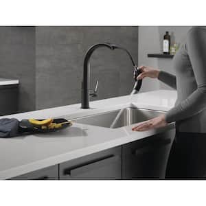 Keele Single-Handle Pull-Down Sprayer Kitchen Faucet in Matte Black
