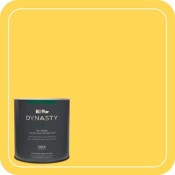BEHR DYNASTY 1 qt. #P300-6 Buzz-in Semi-Gloss Exterior Stain-Blocking Paint & Primer