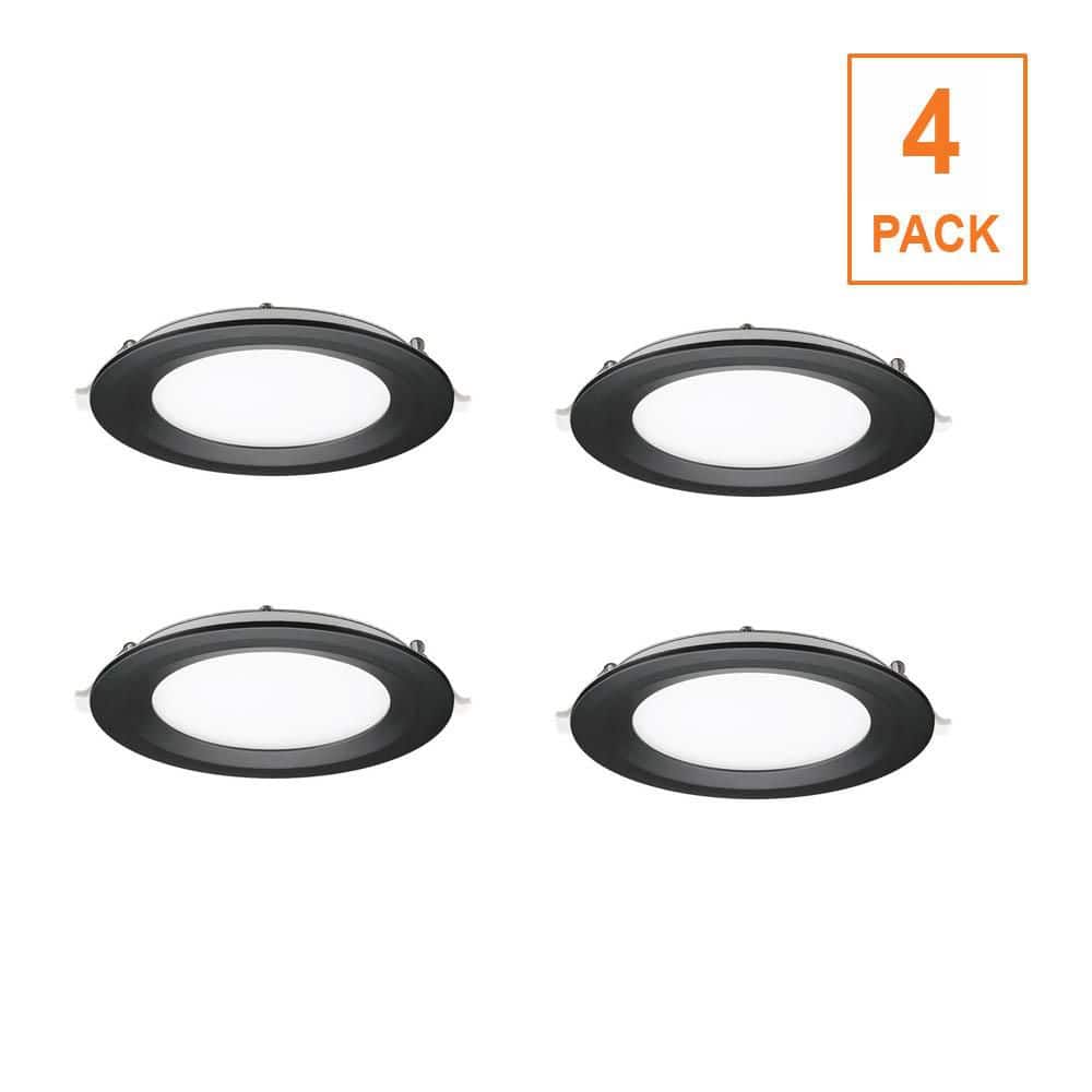 コレクションムーン 2パック Commercial Electric 6 in. Canless Integrated LED Recessed Light