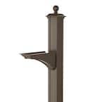 Balmoral Bronze Deluxe Post and Bracket with Finial