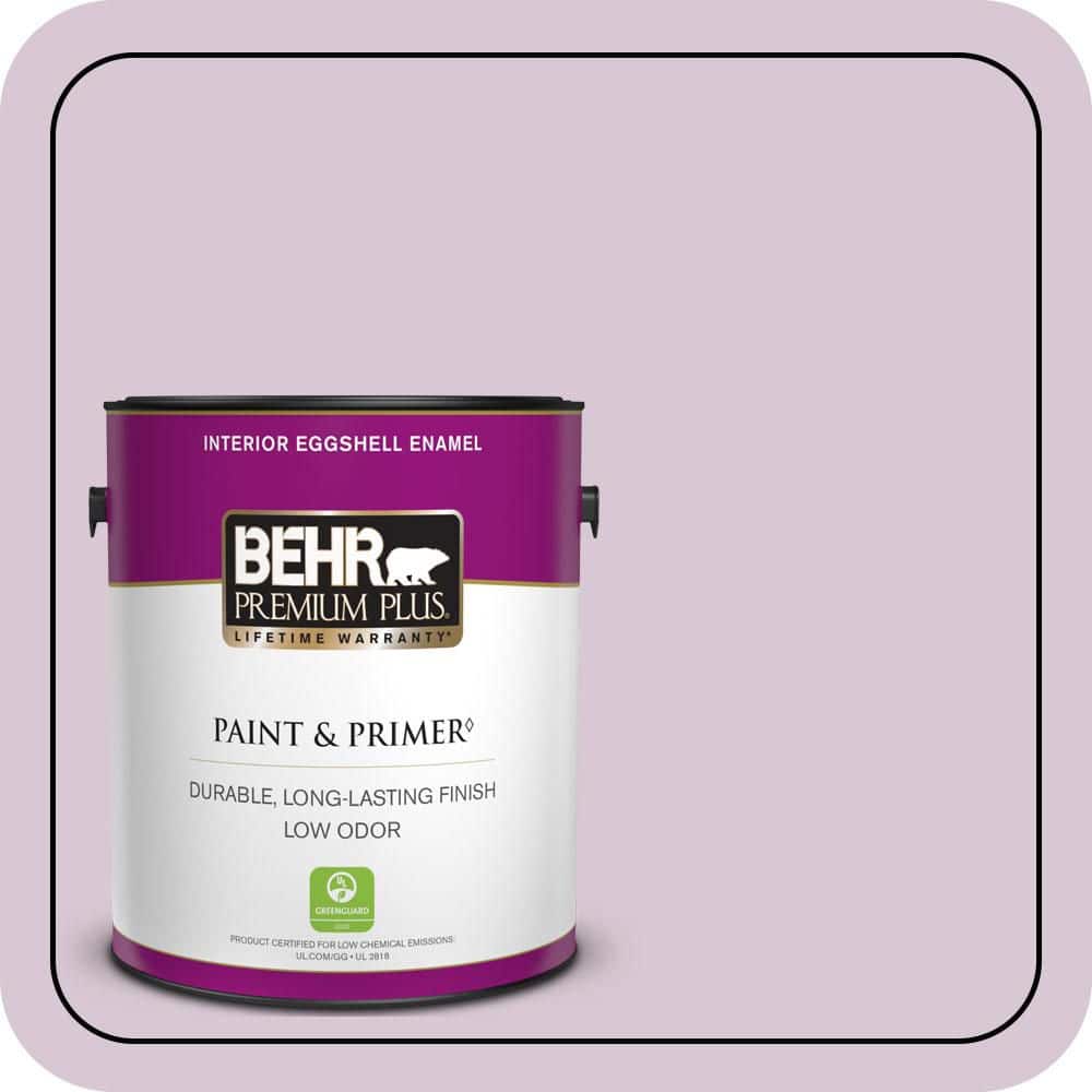 1 gal. #S110-2 Orchid Haze Eggshell Enamel Low Odor Interior Paint & Primer price history on PriceWatchPro