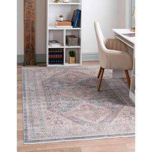 Noble Elizabeth Blue 9 ft. x 11 ft. 3 in. Area Rug