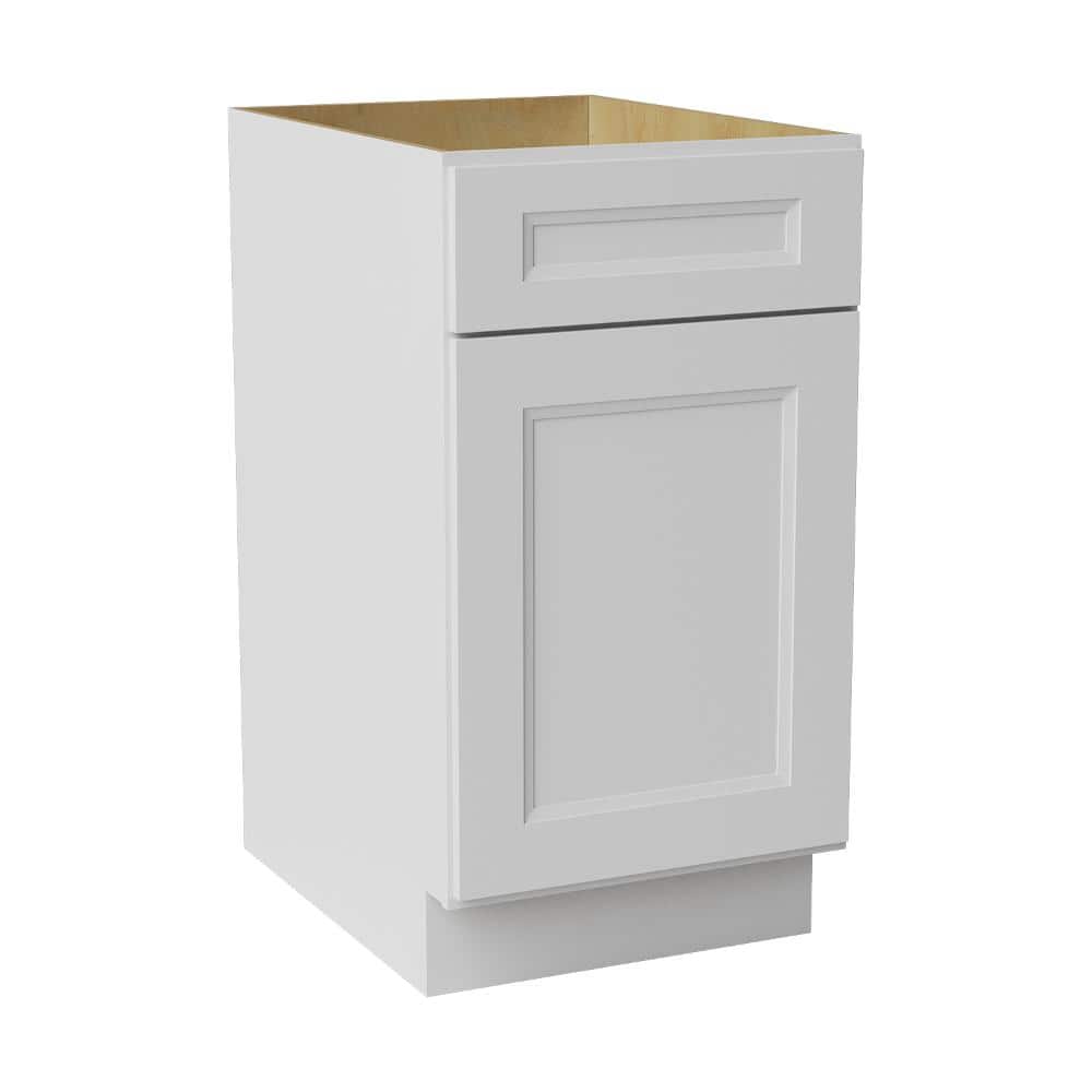 18 in. W x 24 in. D x 34.5 in. H Ready to Assemble Double Shaker Base Kitchen Cabinet in Newport White price history on PriceWatchPro