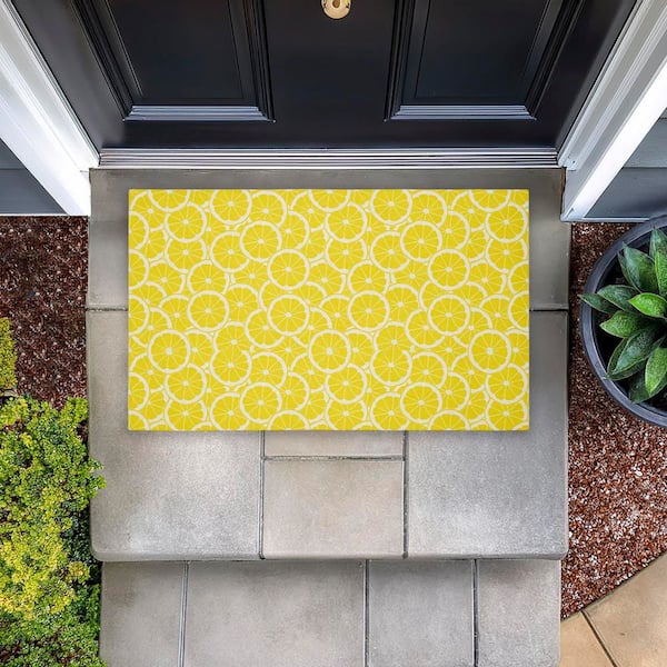 Stupell Industries Zesty Lemons Everywhere Yellow 18 in. x 30 in