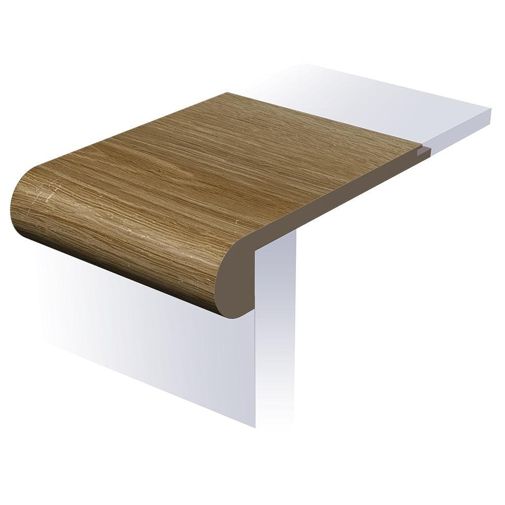 Quiet Wrangell 1 in. T x 4-1/2 in. W x 94 in. L Waterproof Flush Stair Nose Moulding price history on PriceWatchPro