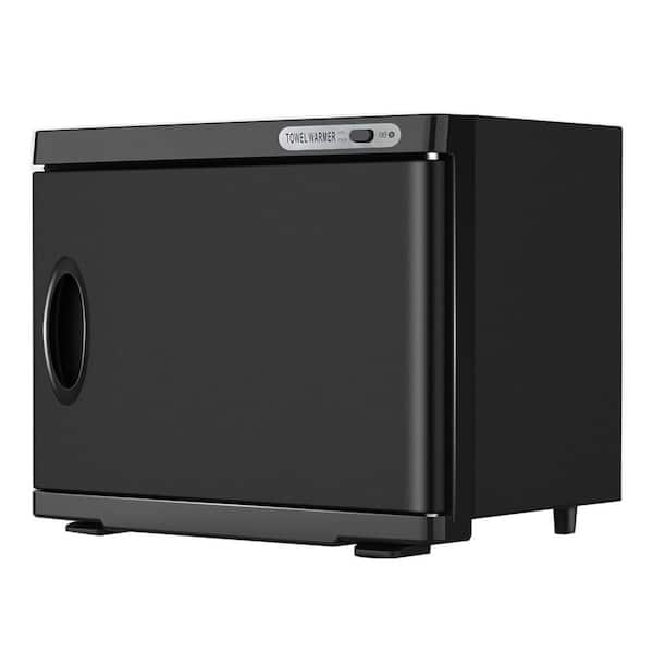 Electric Hot Towel Warmer Cabinet in Black, 23 L Large Capacity for Facial Spa, Hair Beauty, Salon and Home Use