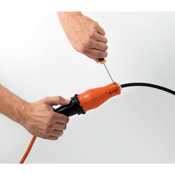 50 ft Extension Cord with Connector Safety Seal Protector