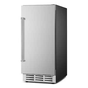 15 in. 130 Cans 3.53 cu. ft. Built-in/Freestanding Outdoor Refrigerator in Stainless Steel with Interior Light