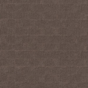 Cascade - Espresso - Brown Commercial/Residential 24 x 24 in. Peel and Stick Carpet Tile Square (60 sq. ft.)