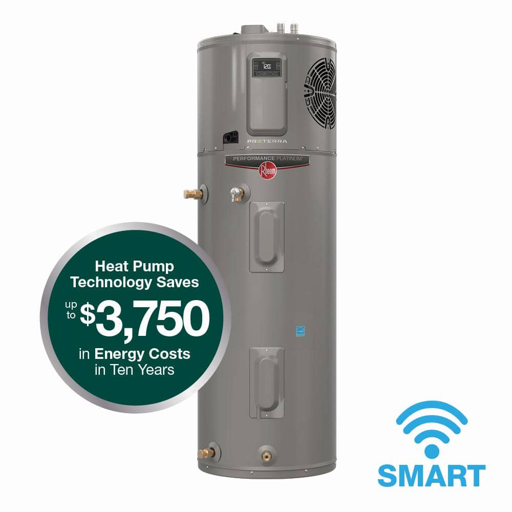 Rheem Performance Platinum 40 Gal. Smart High Efficiency Hybrid Heat Pump Water Heater with 10