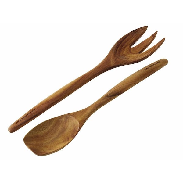 Rachael Ray Cucina Tools 2-Piece Wooden Salad Utensil Set