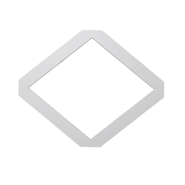 Ornamental Mouldings 20509 Diamond 24 in. x 0.25 in. x 30.0 in. White Polyurethane Accent Wall Moulding