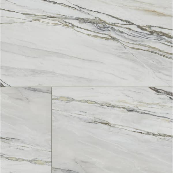 MSI Take Home Sample - Verde Fantasy 4 in. x 4 in. Polished Stone Look Porcelain Floor and Wall Tile