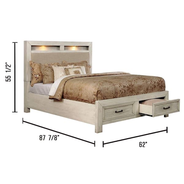Tywyn Light Brown California King Bed
