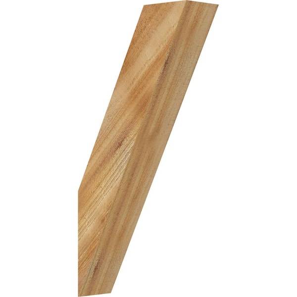 Ekena Millwork 4"W x 12"D x 24"H Traditional Rough Sawn Knee Brace, Western Red Cedar