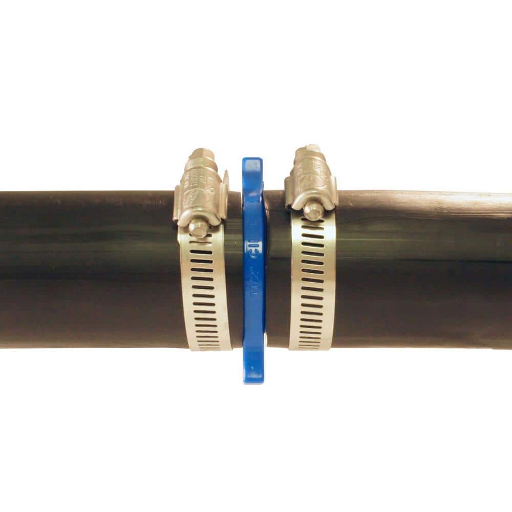 Apollo 1-1/2 in. Blue Polypropylene Twist-In Coupling