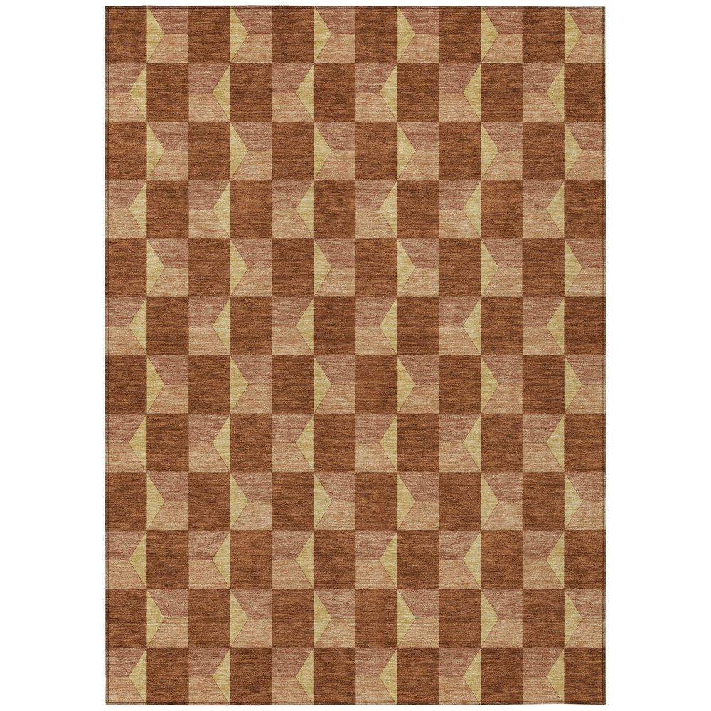 Chantille Machine Washable Indoor/Outdoor Abstract ACN2680 Paprika 10 ft. x 14 ft. Area Rug price history on PriceWatchPro