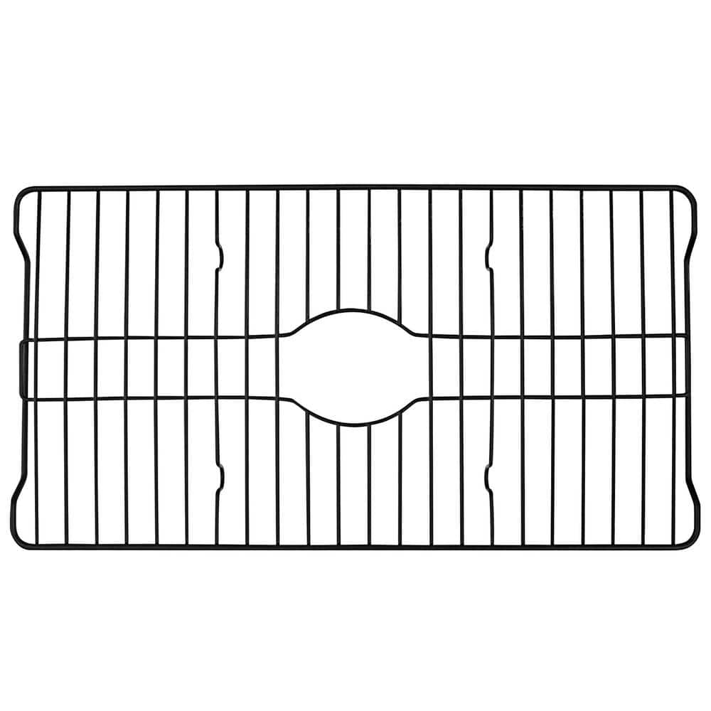 UPC 050581142477 product image for 24.125 in. L x 12.75 in. W Coated Steel Bottom Grid Protector in Black | upcitemdb.com