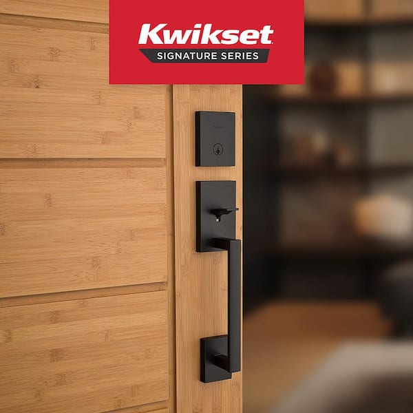 Kwikset San Clemente Venetian Bronze Keyed Entry Single Cylinder
