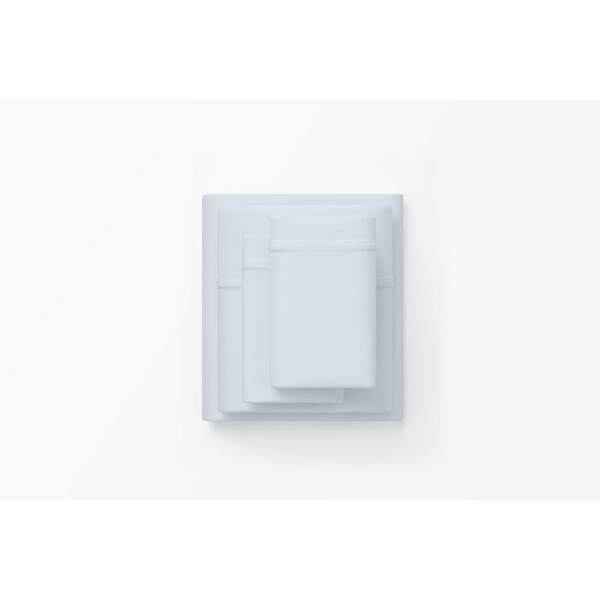 PURPLE SoftStretch 4Piece Morning Mist Solid Queen Bamboo Sheet Set 103822857 The Home Depot