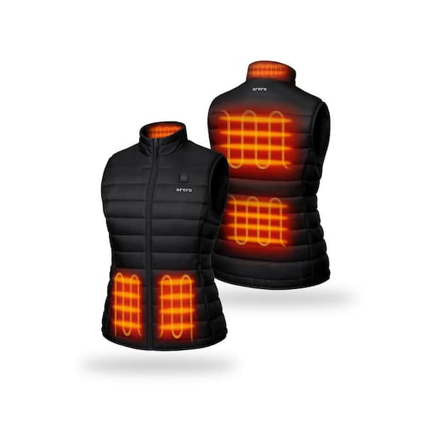 Women's Large Black 7.38-Volt Lithium-Ion Classic Evo 5-Zone Heated Vest with (1) 4.8 Ah Battery