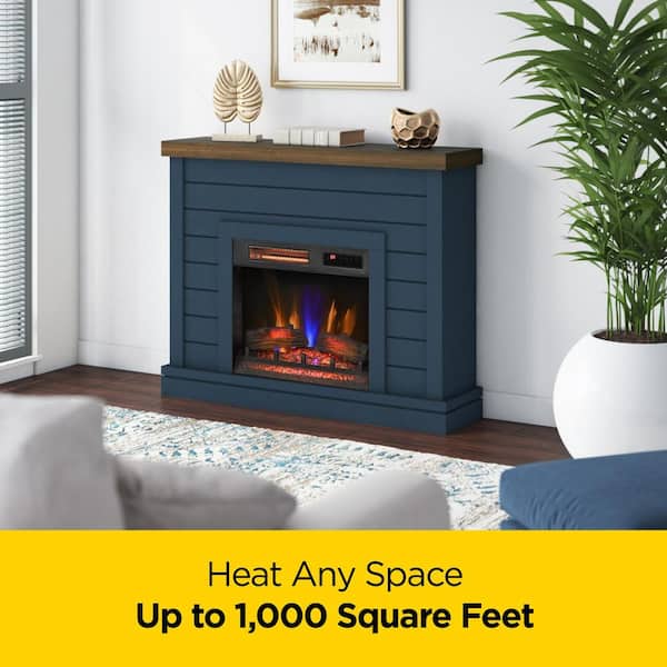 Twin Star Home Duraflame 47.38 in. Freestanding Wall Mantel