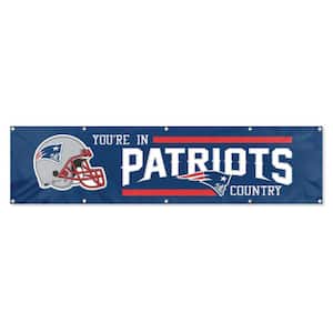 8 ft. x 2 ft. NFL License Patriots Team Banner