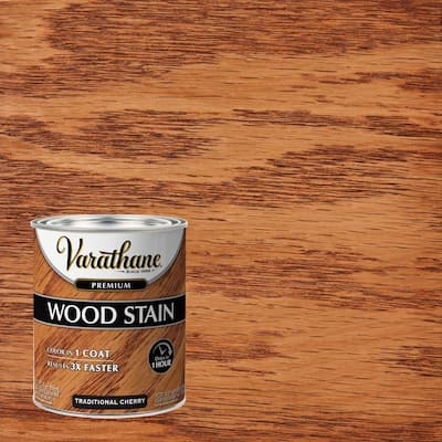 Varathane 1 qt. Traditional Cherry Premium Fast Dry Interior Wood Stain