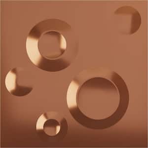 11 7/8 in. x 11 7/8 in. Cole EnduraWall Decorative 3D Wall Panel, Copper (Covers 0.98 Sq. Ft.)