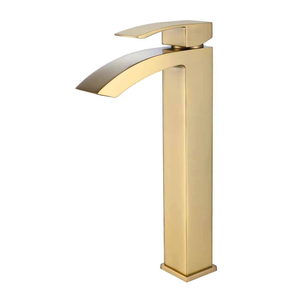 Single Handle Single Hole Brass Bathroom Sink Faucet Rust and Corrosion Res