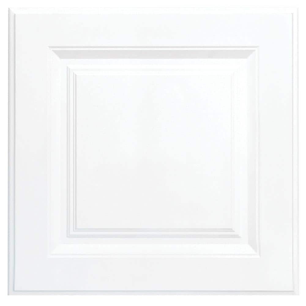 Cabinet Door Sample In Satin White