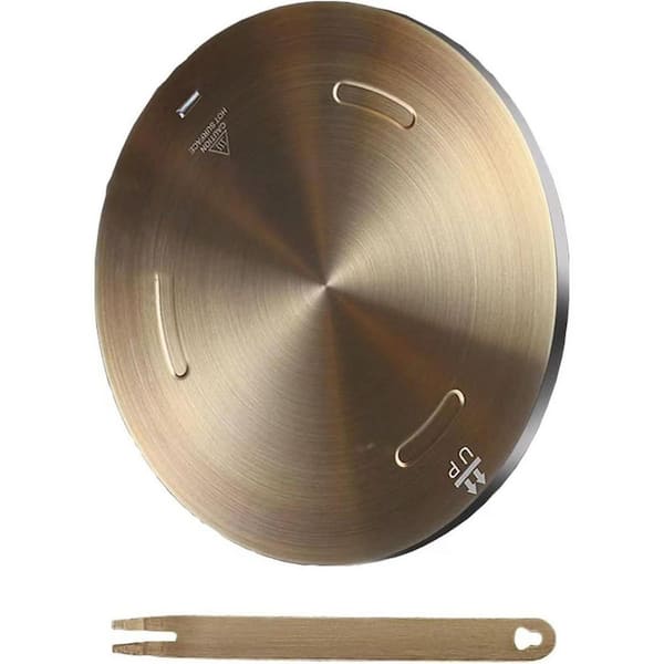 Heat Diffuser Plate Stainless Steel Aluminum Induction Adapter Simmer Plate Handle for Electric Gas Glass Cooktop Set