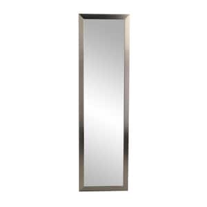 Oversized Silver Over The Door Modern Mirror (69 in. H X 19.5 in. W)