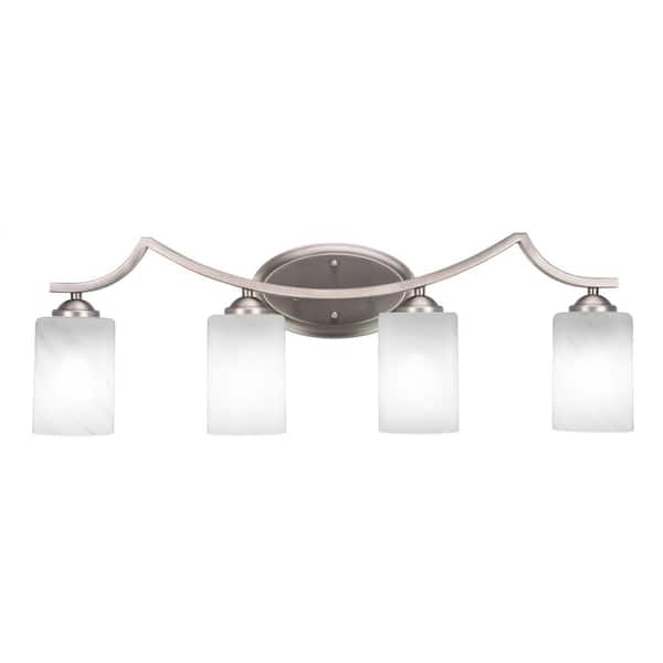 Unbranded Cleveland 30.25 in. 4-Light Graphite Vanity Light