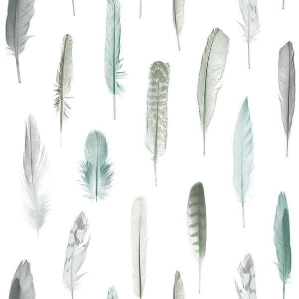 ESTA Home Nala Multicolor Feathers Multicolor Wallpaper Sample