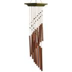 Signature Collection, Woodstock Mystic Spiral, 22 in. Jade Bronze Wind Chime MSJ
