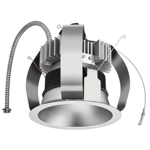 Lithonia Lighting 8 in. Recessed Silver LED Retrofit Downlight Housing