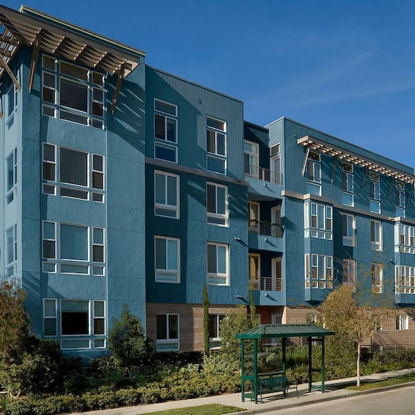 5 gal. #M490-7 Shasta Lake Flat Exterior Paint