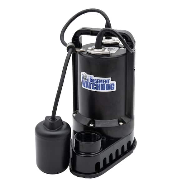 Basement Watchdog 1/2 HP Submersible Sump Pump with Tether Switch