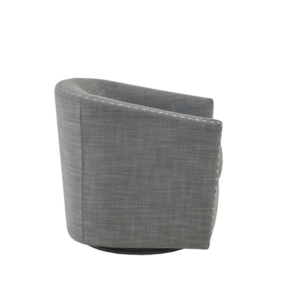Memo Grey 360° Swivel Chair