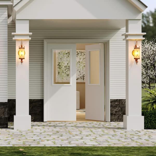 64 in. x 80 in. 1 Lite, Universal, Clear Glass, White Primed Wood Front Door Slab