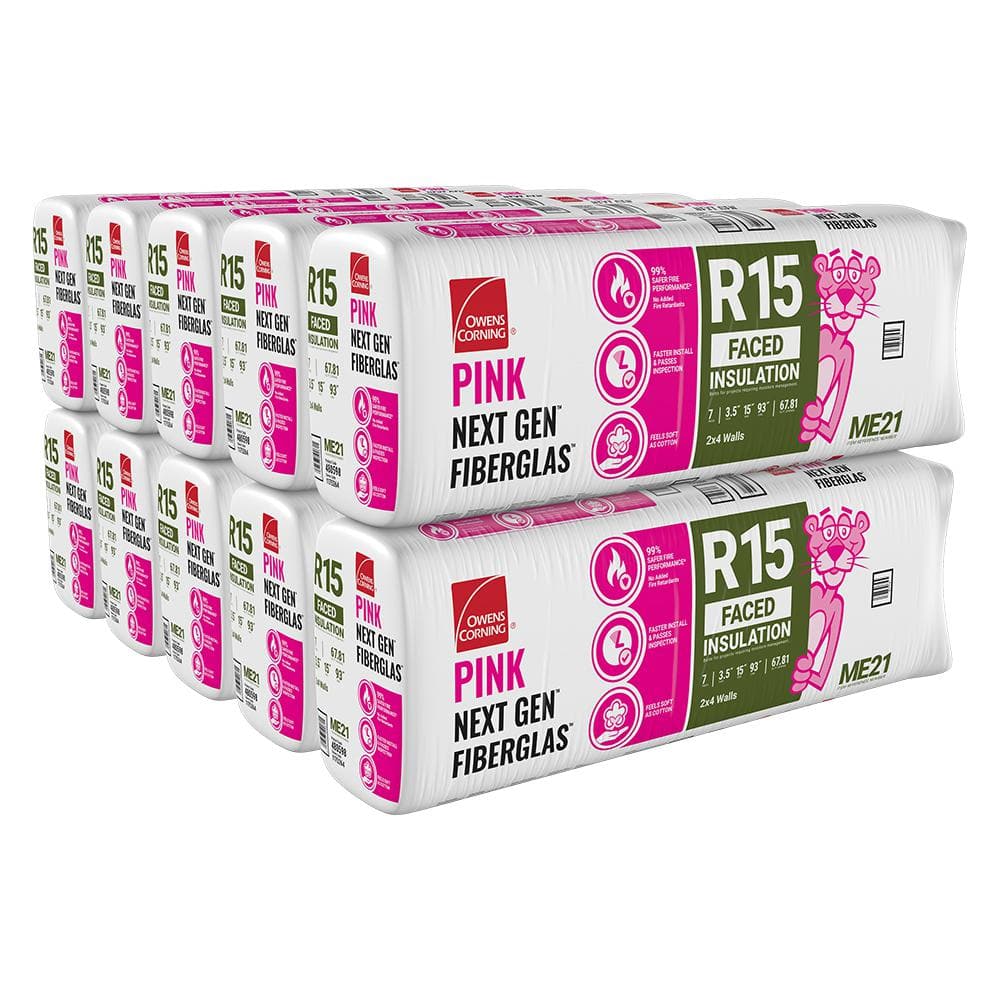 R-15 Kraft Faced Fiberglass Insulation Batt 15 in. x 93 in. (10-Bags) price history on PriceWatchPro